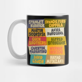 Legendary Movie Directors - Blockletter Typo Style Series Mug